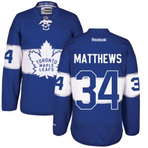 NHL Toronto Maple Leafs Trikot #34 Auston Matthews Authentic Königsblau Reebok 2017 Centennial Classic